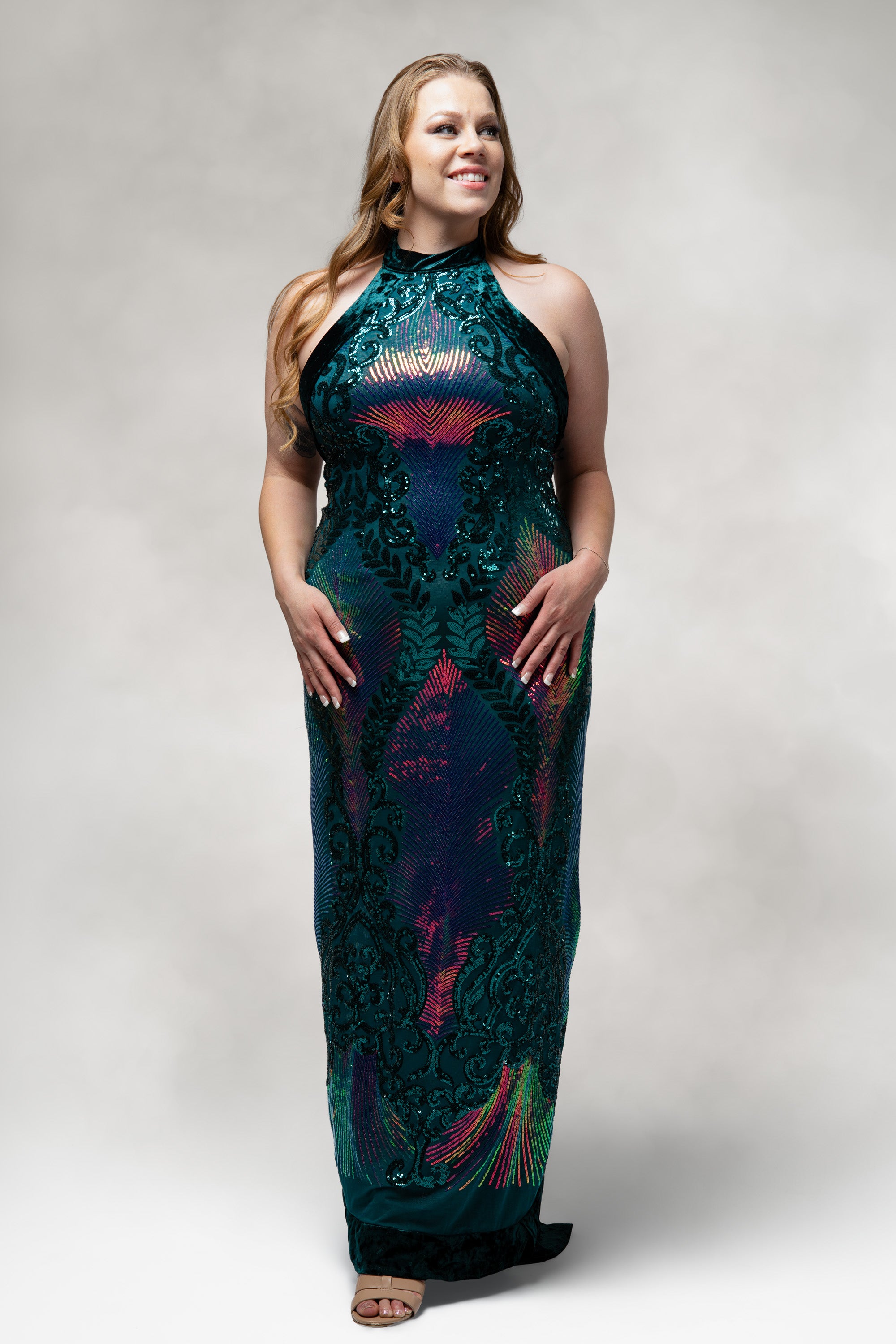 Aurora-Mermaid Sequin Dress