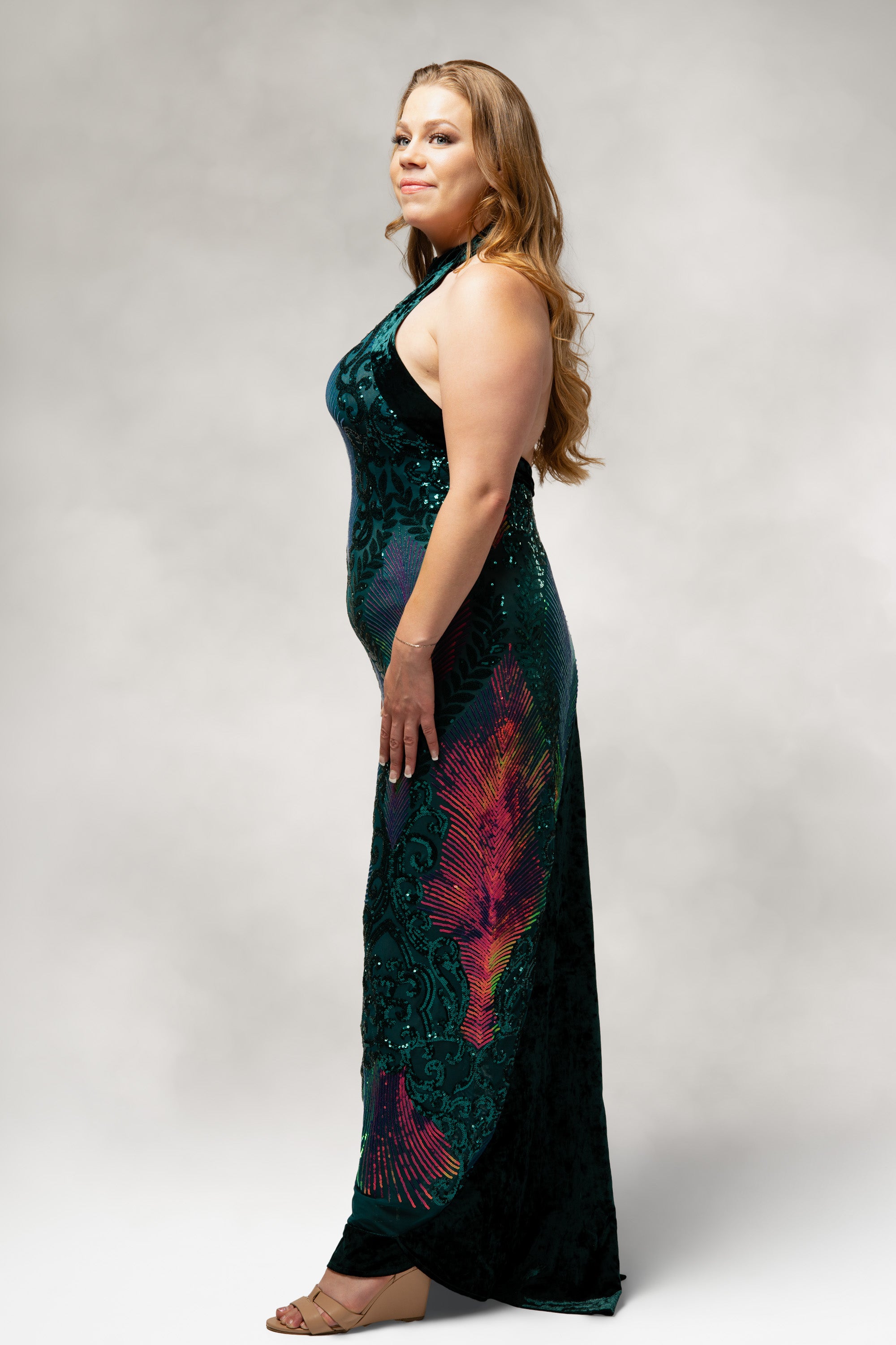Aurora-Mermaid Sequin Dress