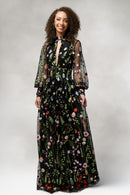 Persephone – Garden Embroidered Floral Gown-1